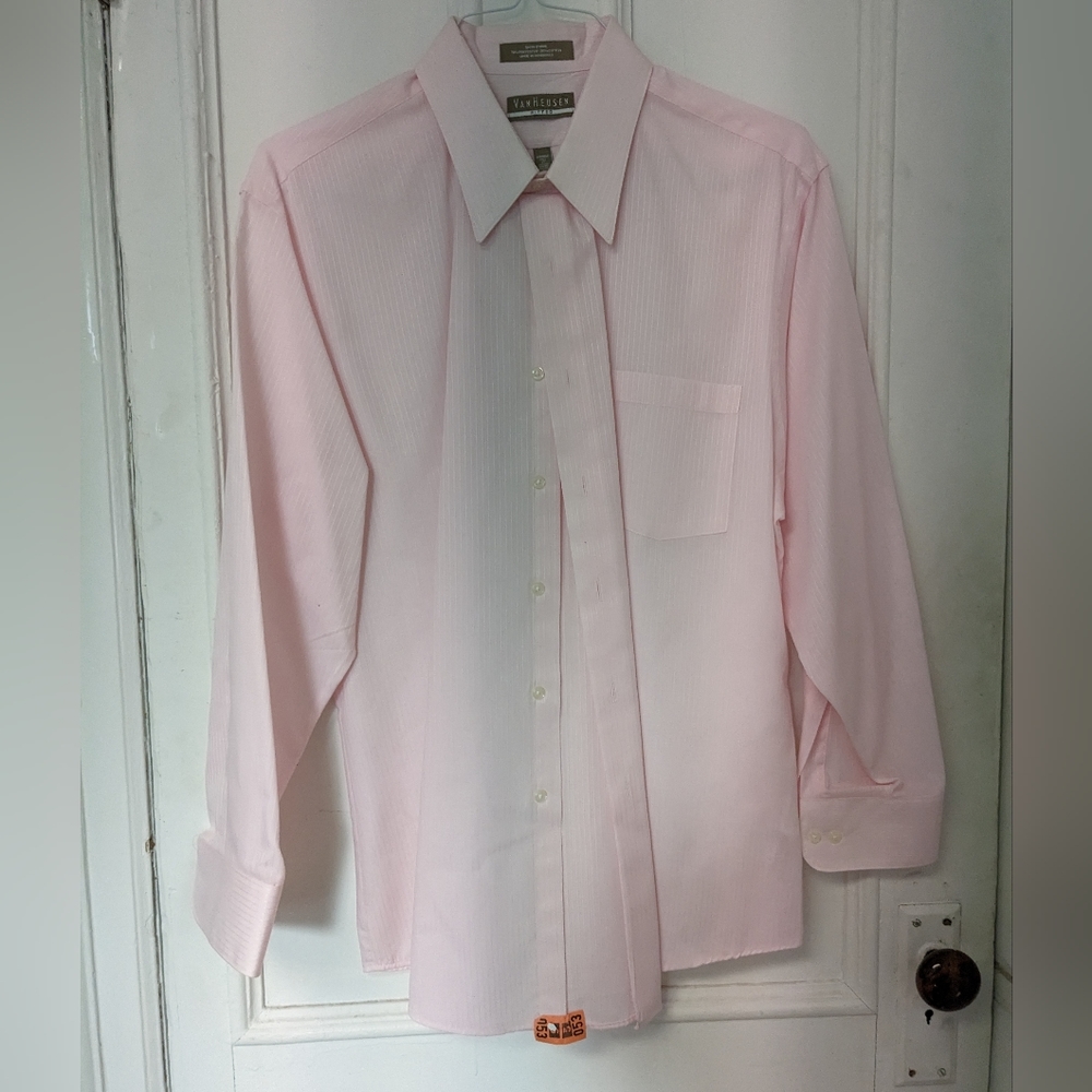 Men's pink VanHeusen button down XXL